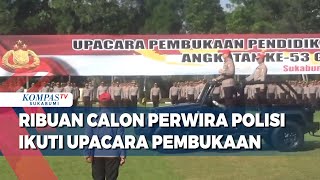 Ribuan Calon Perwira Polisi Ikuti Upacara Pembukaan Pendidikan