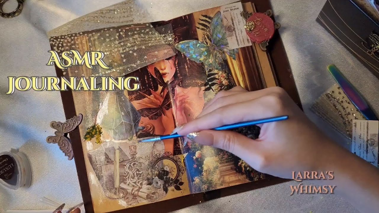 Asmr Journaling Relaxing Sounds Creative Vintage Journal