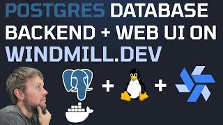 Integrate Windmill.dev Web UI With PostgreSQL Database ๐ ๐ฅ Open Source | Developer | DevOps