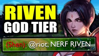 RIVEN IS GOD TIER FOR LANING! (HOW TO CARRY WITH EASE) - S10 RIVEN GAMEPLAY! - Season 10 Riven Guide
