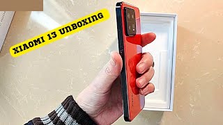 Xiaomi 13 Red colour Unboxing!! 💣