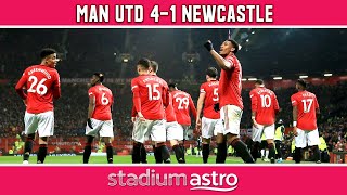 Manchester Utd 4 - 1 Newcastle | EPL Highlights | Astro Supersport