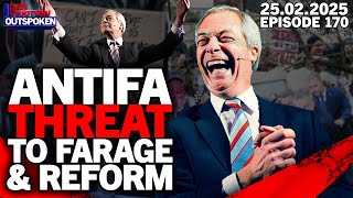 🚨LIVE! NIGEL FARAGE FURY AS HARD LEFT TERROR GROUP ANTIFA INVADE REFORM EVENT \u0026 POLICE DON’T ACT🚨