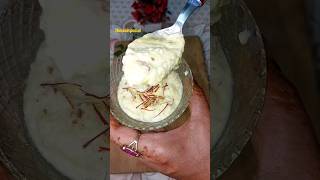 Fasting( vrat) & Dessert pudding🧈(Kesar shrikhand) Recipe #shortvideo