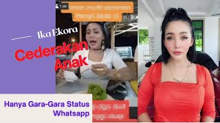 Ika Ekora, Suami Didakwa Cederakan Anak