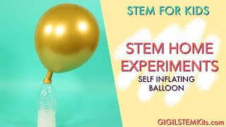 Self Inflating Balloon Science Experiment | Science for Kids | STEM for Kids