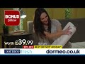 dormeo fresh memory mattress full teleshopping informercial uk