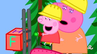 Peppa Pig Official Channel | Mummy Pig's Having Fun at the Digger World