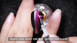 9D Chameleon Magnetic Cat Eye Gel Nail Polish Long Lasting Shining Laser Cat Eye Soak Off UV LED Nai