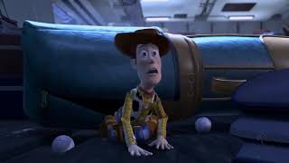 Toy story 2 Woody & Jessie escape from the plane