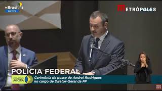 “Não permitiremos interferências”, diz Andrei Rodrigues ao assumir como diretor-geral da PF