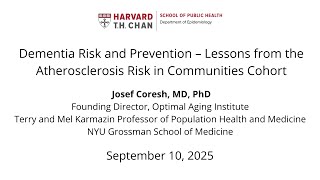 Josef Coresh Seminar, September 10, 2025