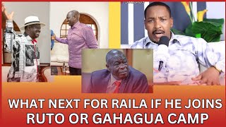 Maya nimo mekuhanika Raila ajoin kambī ya Ruto kana ya Gachagua-reason why revealed by Nahson Maina.