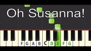 Easy piano tutorial: Oh Susanna