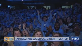 3,000 UNC fans watch Final Four game at Dean Dome