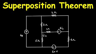 Superposition Theorem Solved Example Problem | Circuit Analysis