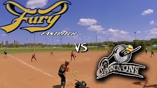 Fury Fastpitch Vegas vs Cross Country Cannons 12u fastpitch softball at the NAAS World Series