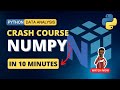 Complete NUMPY for Beginners in just 10 minutes | Python Data Analysis