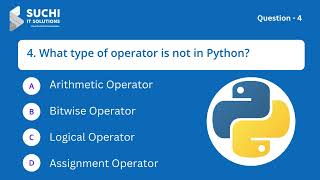 Python Quiz - 3 | @suchiit