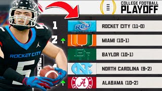 We are #1 in the country! NCAA Football 14 RCU Moon Men Dynasty (S5 Ep. 7)