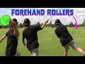 Learn to throw Forehand Rollers! --- Disc Golf Tutorial