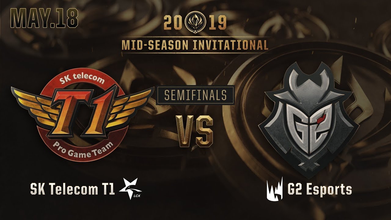 SK Telecom T1 Vs G2 Esports (MSI SEMIFINALS 하이라이트/19.05.18)[2019 MSI ...