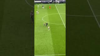 Harry Kane applauds the Tottenham fans at full-time