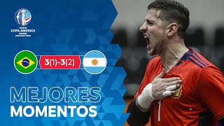 CA Futsal | Brasil 3 (1) - 3 (2) Argentina | Semifinales