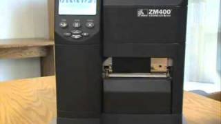 Zebra ZM400 Barcode Printer Factory Defaults