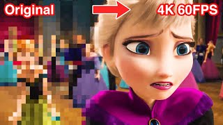 What Disneys Frozen (2013) Looks Like in 4K 60FPS (Remastered by Artifical Intelligence)