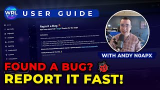Found a Bug in WRL? 🐞 Here’s How to Report It Fast! - User Guide