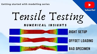 Numerical Insights into Tensile Testing