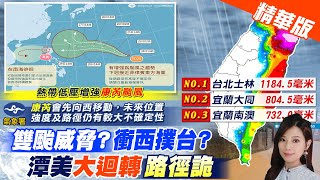 【劉又嘉報新聞】雙颱共舞 康芮路徑變數大 恐\