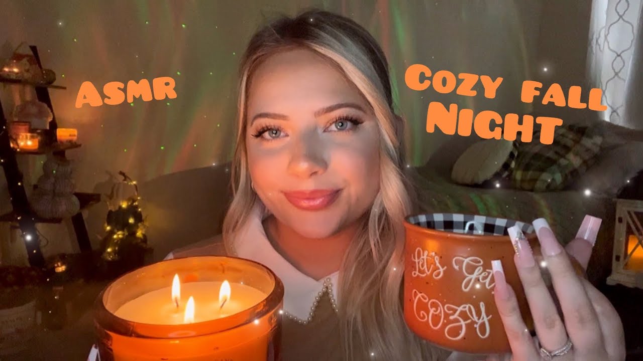 Asmr Cozy Fall Night Vibes рџћѓрџќ Apple Cider Candle Tapping Relaxing You