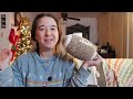 yarn barf finishing a gift knit u0026 christmas cards vlogmas day 17 cozy knitting vlog