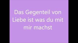 Jörn Schlönvoigt - Das Gegenteil von Liebe (Lyrics)