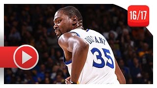 Kevin Durant Full PS Highlights vs Trail Blazers (2016.10.21) - 28 Pts, 7 Reb, 6 Ast, TOO GOOD!