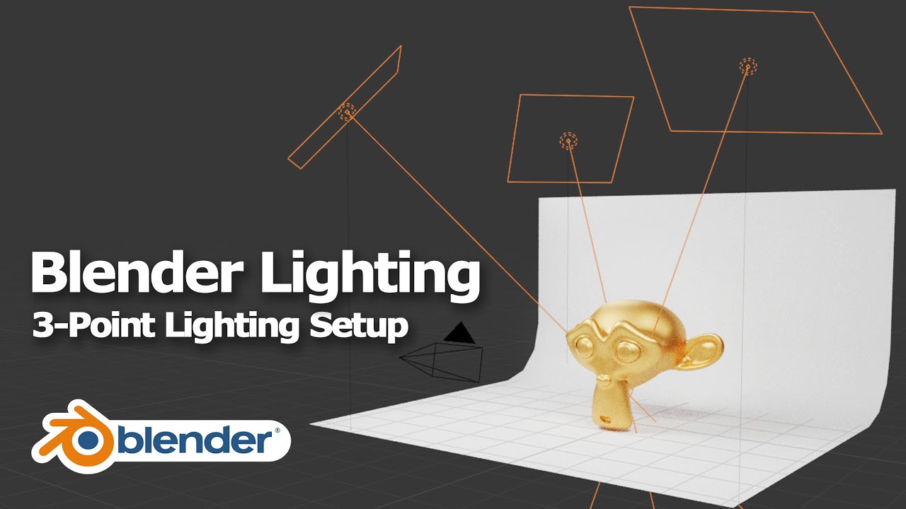 3 Point Lighting Setup | Blender Studio Lighting Tutorial For Beginners ...