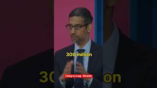 A Big Announcement from Google 📲| 300 million project🏢 |Sundar Pichai #shorts  #motivation