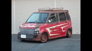 ボロい汚い渋い【サビ塗装】ワゴンR 内装は美カスタム RSR車高調 suzuki スズキ カスタムKカー 軽自動車