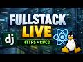Deploy a FullStack Django & React App on a Linux VPS (HTTPS + CI/CD)