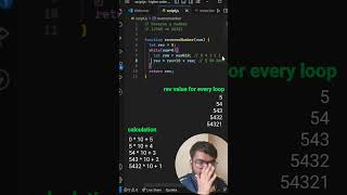 Mastering JavaScript: Reverse Number Trick #JavaScriptTricks #NumberReversal #WebDevelopment #JS101