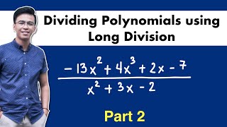 Dividing Polynomials using Long Division Part 2