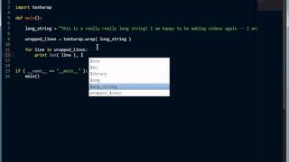 Python [textwrap] 01 Wrap() and Fill()