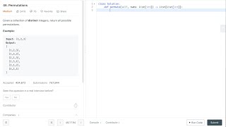 Amazon Coding Interview Question: Permutations