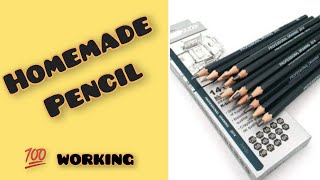 Diy homemade pencil|How to make newspaper pencils|diy custom pencils|homemade pencil without lead