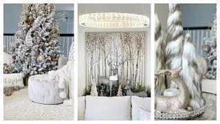 Christmas Home Tour Series  | Woodlands Elegant Glam Loft Space Decor Ideas