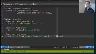 Bowling Game Kata in Clojure