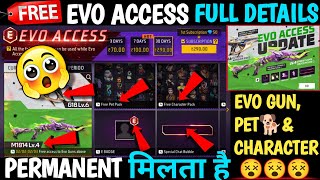 evo access free fire| evo access permanent milega kya| evo access me evo gun permanent milega ff max