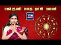 பங்குனி மாத ராசிபலன் 2022 | Panguni Matha Rasi Palan 2022 | Gnanaratham Astrologer | TTN